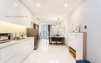 Cho thuê căn hộ 1 phòng ngủ toà Landmark 4 Vinhomes Central Park nội thất cao cấp