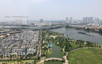 Bán căn hộ 4 phòng ngủ Vinhomes Central Park  tòa Park 4 view trực diện sông