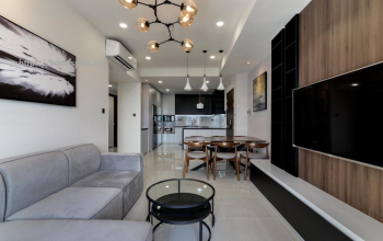 Cho thuê căn hộ 3 phòng ngủ Vinhomes Central Park nội thất đẹp,view thoáng mát