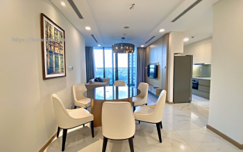 Cho thuê căn hộ 2 phòng ngủ Landmark 81 nội thất đẹp, view hồ bơi