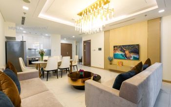 Cho thuê căn hộ 4 phòng ngủ Landmark 81 view sông, 186m2