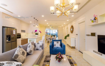 Cho thuê căn hộ 3 phòng ngủ Vinhomes Central Park nội thất hiện đại