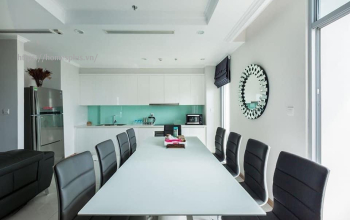 Cho thuê căn hộ Vinhomes Central Park 4PN toà Central 2 view sông, ban công đón gió