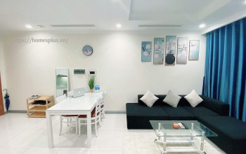 Cho thuê căn hộ Vinhomes Central Park 2 phòng ngủ toà Landmark 5 full nội thất