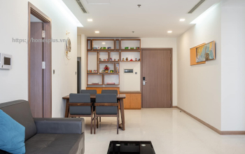 Cho thuê căn hộ  Vinhomes Central Park 2 phòng ngủ diện tích 91m2 view sông