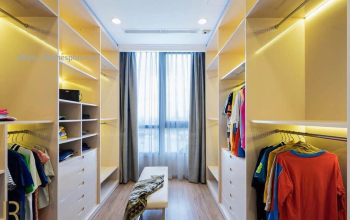 Cho thuê căn hộ Vinhomes Central Park 3 phòng ngủ tòa Central 1 nội thất sang trọng