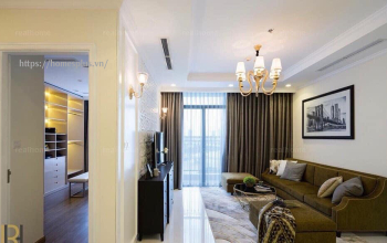 Cho thuê căn hộ Vinhomes Central Park 3 phòng ngủ tòa Central 1 nội thất sang trọng