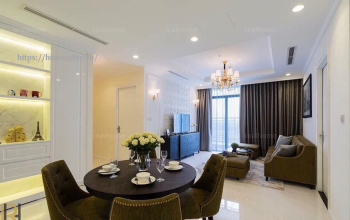 Cho thuê căn hộ Vinhomes Central Park 3 phòng ngủ tòa Central 1 nội thất sang trọng