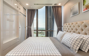 Căn hộ 2 phòng ngủ Vinhomes Central Park đầy đủ nội thất tòa Landmark 81