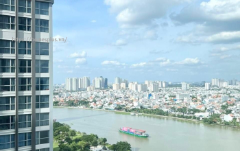 Cho thuê căn hộ 2 phòng ngủ Vinhomes Central Park view sông thoáng mát