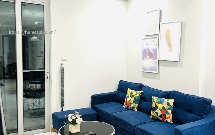 Cho thuê căn hộ 1 phòng ngủ toà Landmark 4 Vinhomes Central Park nội thất cao cấp