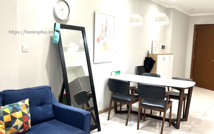 Cho thuê căn hộ 1 phòng ngủ toà Landmark 4 Vinhomes Central Park nội thất cao cấp