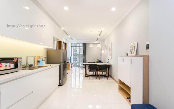 Cho thuê căn hộ 1 phòng ngủ toà Landmark 4 Vinhomes Central Park nội thất cao cấp