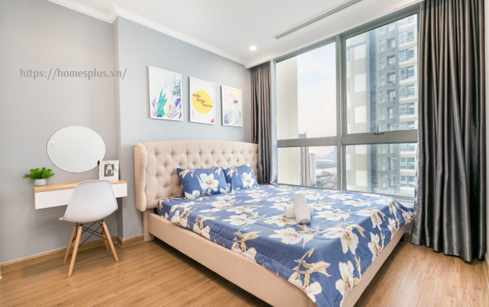 Cho thuê căn hộ 1 phòng ngủ toà Landmark 4 Vinhomes Central Park nội thất cao cấp