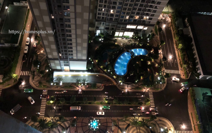 Cho thuê căn hộ 1 phòng ngủ toà Landmark 4 Vinhomes Central Park nội thất cao cấp