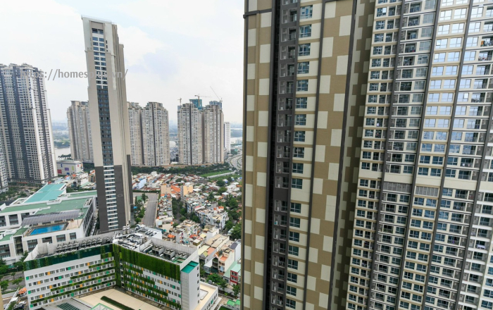 Cho thuê căn hộ 1 phòng ngủ toà Landmark 4 Vinhomes Central Park nội thất cao cấp