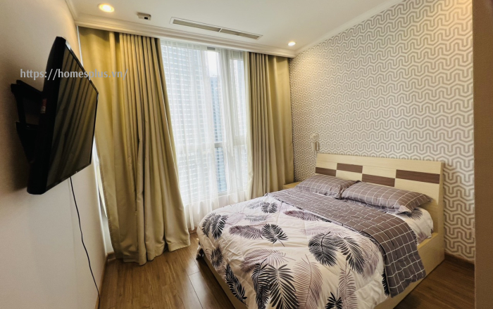Cho thuê căn hộ Vinhomes Central Park 2 phòng ngủ toà Central 3 full nội thất cao cấp