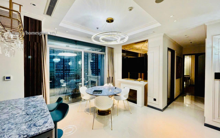 Bán căn hộ 3 phòng ngủ Vinhomes Central Park tòa Landmark 6 view trực diện sông , nội thất cực sang trọng