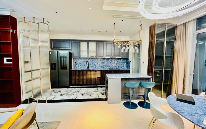 Bán căn hộ 3 phòng ngủ Vinhomes Central Park tòa Landmark 6 view trực diện sông , nội thất cực sang trọng