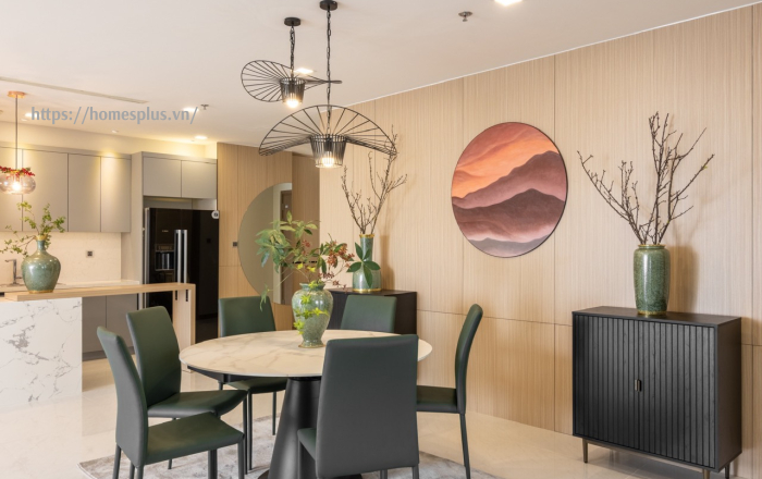 Cho thuê căn hộ 4 phòng ngủ diện tích 187m2 Vinhomes Central Park