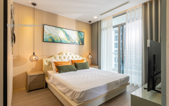 Cho thuê căn hộ 4 phòng ngủ diện tích 187m2 Vinhomes Central Park