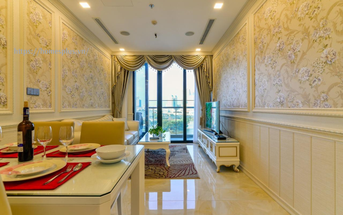 Cho thuê căn hộ 3 phòng ngủ Vinhomes Central Park nội thất hiện đại