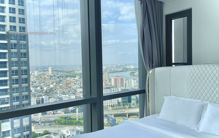 Cho thuê căn hộ 2 phòng ngủ Landmark 81 view đẹp, nội thất sang trọng