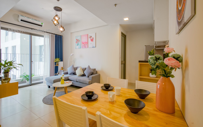 Cho thuê căn hộ 2 phòng ngủ diện tích 70m2 Masteri Thảo Điền