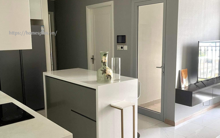 Cho thuê căn hộ 2 phòng ngủ Vinhomes Central Park toà Landmark 6 nội thất decor