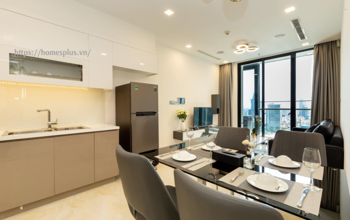 Cho thuê căn hộ 1 phòng ngủ Vinhomes Golden River full nội thất cao cấp view city