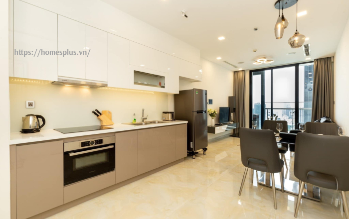 Cho thuê căn hộ 1 phòng ngủ Vinhomes Golden River full nội thất cao cấp view city