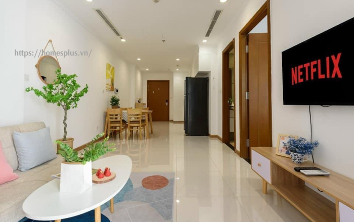 Cho thuê căn hộ  Vinhomes Central Park 1 phòng ngủ toà Landmark 5