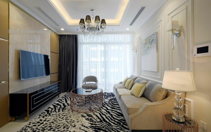Cho thuê căn hộ 3 phòng ngủ full nội thất luxury Vinhomes Central Park