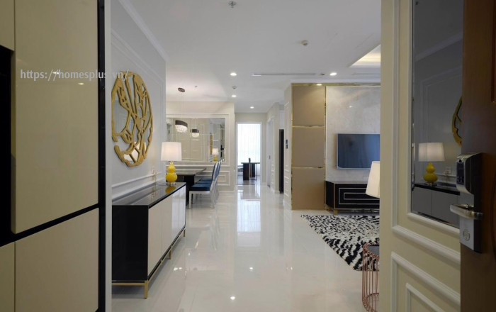 Cho thuê căn hộ 3 phòng ngủ full nội thất luxury Vinhomes Central Park