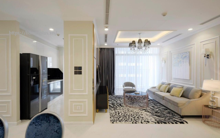 Cho thuê căn hộ 3 phòng ngủ full nội thất luxury Vinhomes Central Park