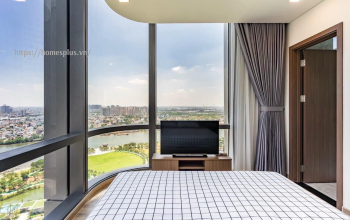 Căn hộ 2 phòng ngủ Vinhomes Central Park đầy đủ nội thất tòa Landmark 81