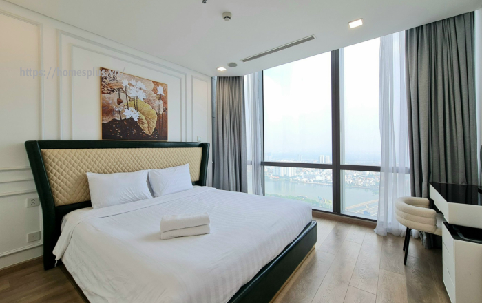 Cho Thuê Căn Hộ Landmark 81 3PN 132m2 Có Thể Vừa Ở Vừa Làm Văn Phòng, view xuất sắc