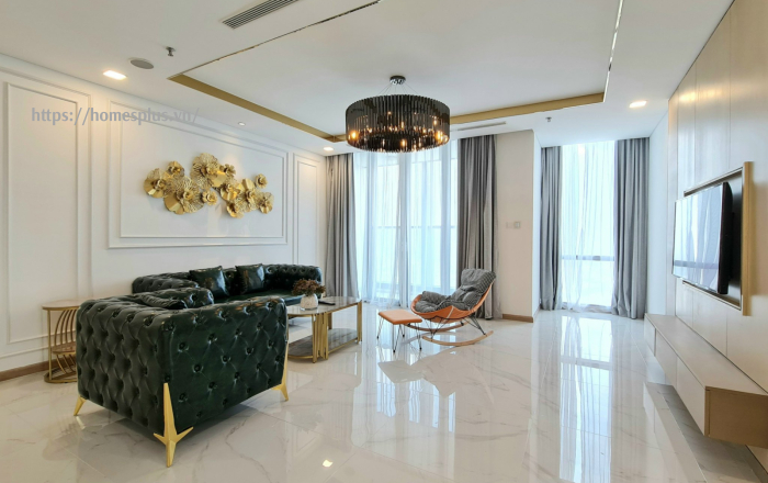 Cho Thuê Căn Hộ Landmark 81 3PN 132m2 Có Thể Vừa Ở Vừa Làm Văn Phòng, view xuất sắc