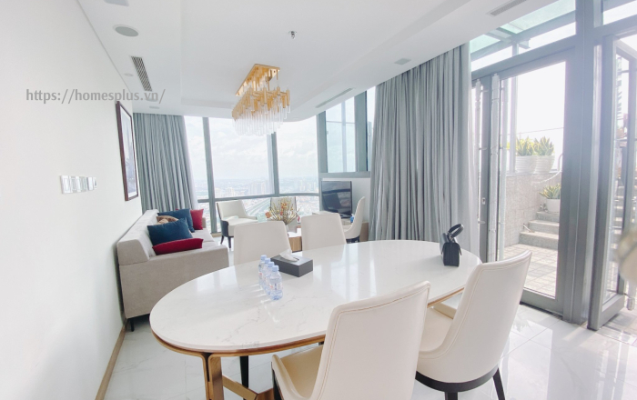 Cho Thuê Căn Hộ Sky Villa Landmark 81 4PN 245m2 đẹp, đẳng cấp